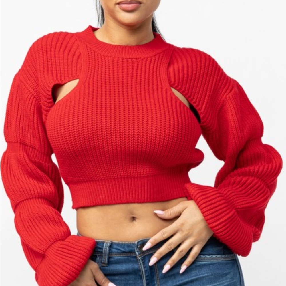 Hera Collection Vibrant Red Sweater